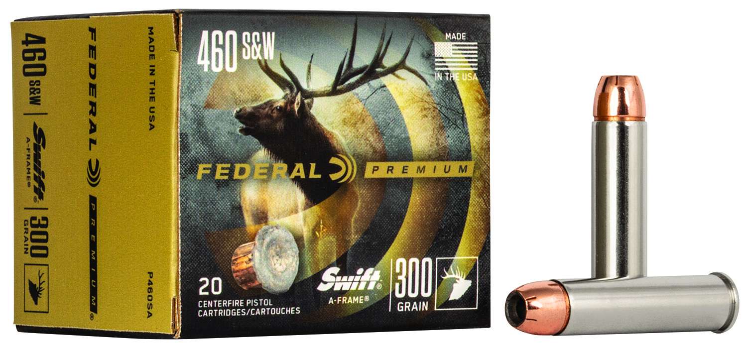 FED 460SW 300GR SWIFT A- FRAME VITAL SHOK - Ammunition